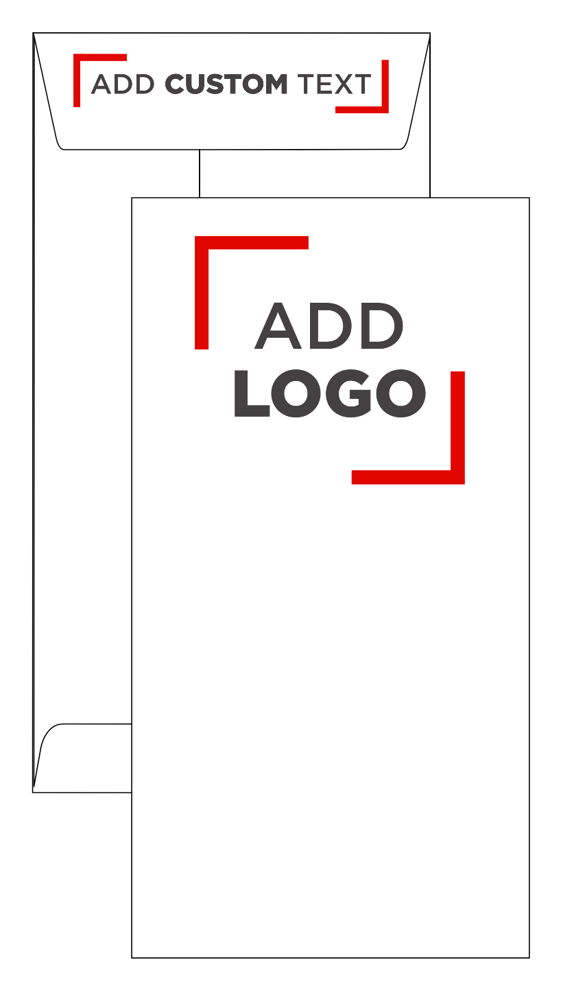 White 28lb 6 x 11 1/2 Policy Envelopes with Peel & Seal