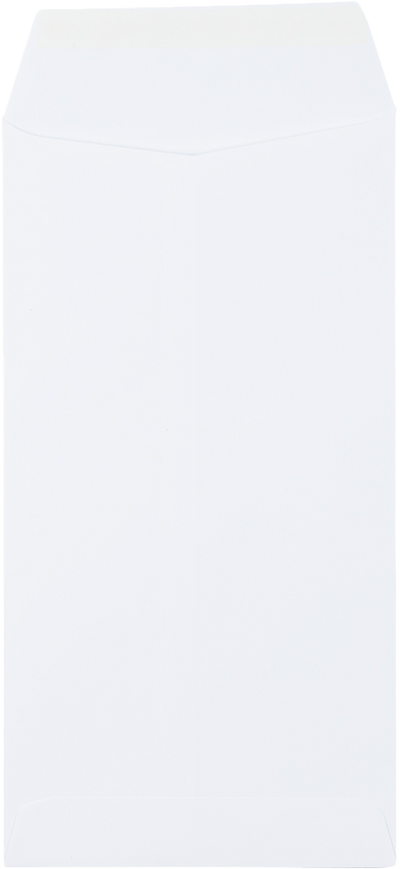 White 28lb 6 x 11 1/2 Policy Envelopes with Peel & Seal