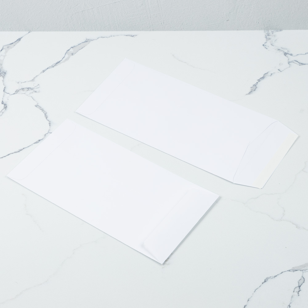 White 28lb 6 x 11 1/2 Policy Envelopes with Peel & Seal