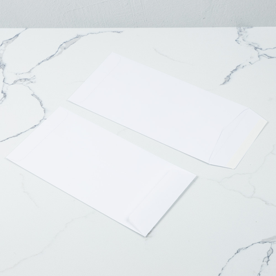 White 28lb 6 x 11 1/2 Policy Envelopes with Peel & Seal