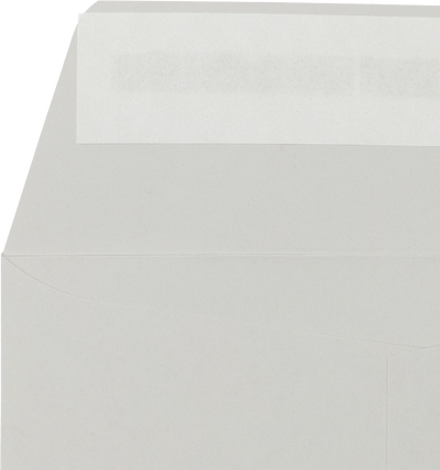 Pastel Gray 24lb 6 x 11 1/2 Policy Envelopes with Peel & Seal