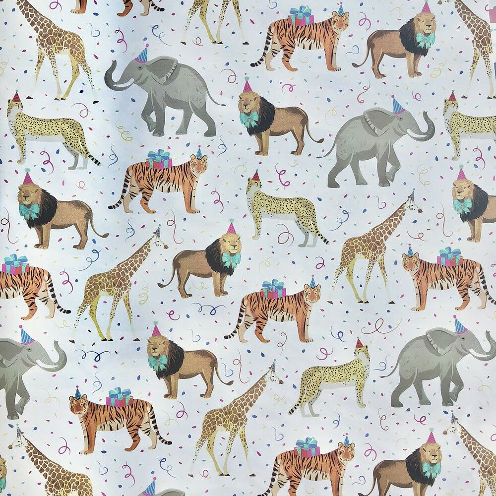 Go Wild 24" x 417' Bulk Wrapping Paper (834 Sq Ft)