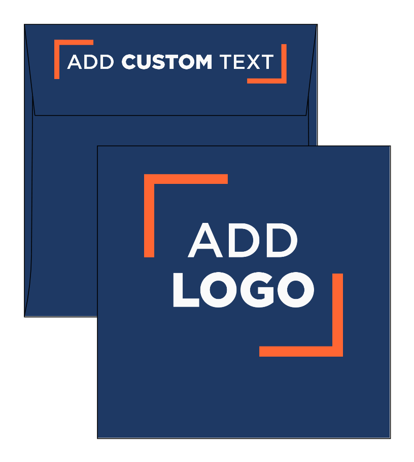 Navy Blue 32lb 6 x 6 Square Envelopes