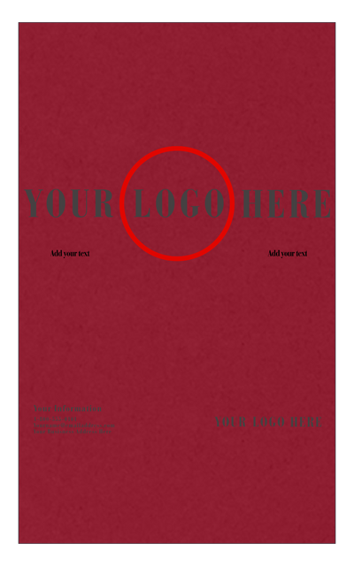 Garnet Dark Red 100lb 8 1/2 x 14 Cardstock