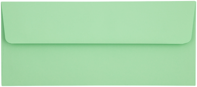 Pastel Green 24lb #10 Regular Envelopes (4 1/8 x 9 1/2)