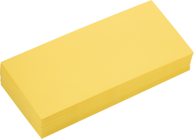 Pastel Canary Yellow 24lb #10 Regular Envelopes (4 1/8 x 9 1/2)