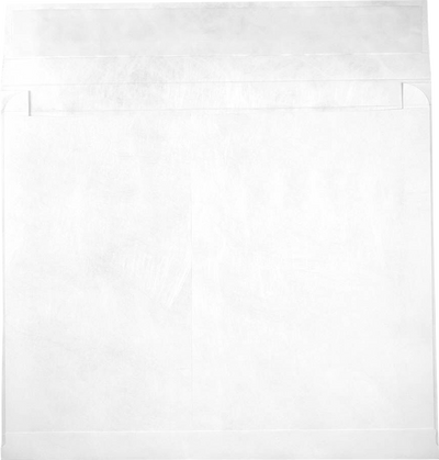 White 14lb 12 x 16 x 2 Open End Envelopes with Peel & Seal