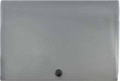 Smoke Gray 8 3/8 x 5 3/4 x 1 3/8 Plastic Snap Case Portfolios