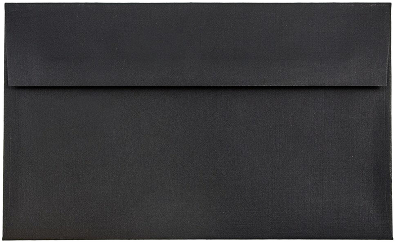 A10 Invitation Envelopes (6x9 1/2) in Black Linen - Envelopes.com