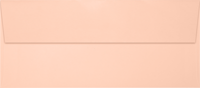 Blush Pink 32lb #9 Slimline Square Flap Envelopes (3 7/8 x 8 7/8) with Peel & Seal
