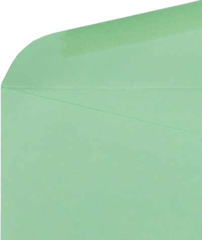 Pastel Green 24lb #9 Regular Envelopes (3 7/8 x 8 7/8)