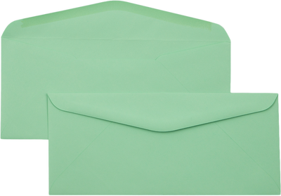Pastel Green 24lb #9 Regular Envelopes (3 7/8 x 8 7/8)