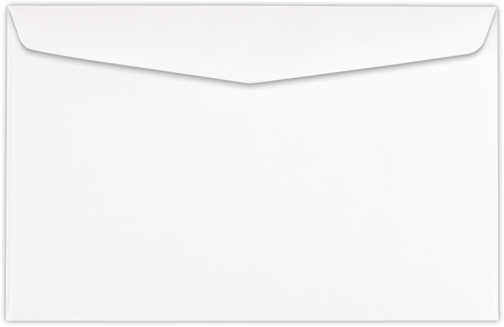 White 24lb T4 Double Window Envelopes (5 3/4 x 9)
