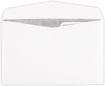 White 24lb T4 Double Window Envelopes (5 3/4 x 9)