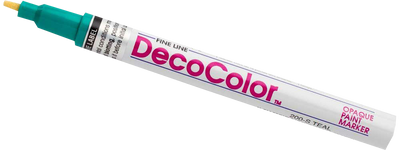Teal Fine Line Opaque Paint Markers