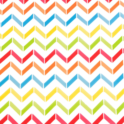 Cellophane Wrapping Paper (20 Sq Ft) - Geometric Waves