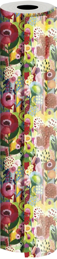 Floral Collage Bulk Wrapping Paper (416 Sq Ft)