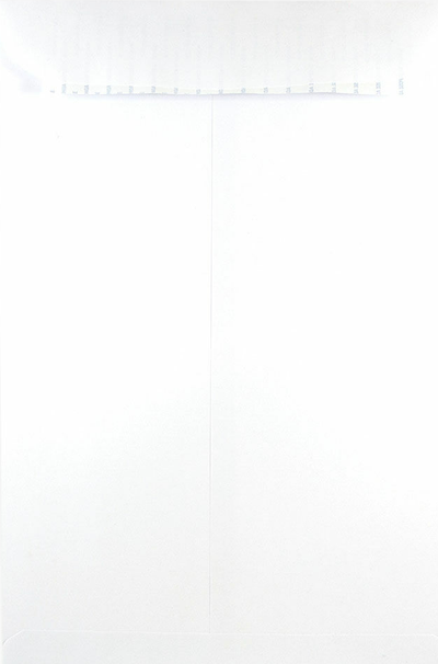 White 28lb 12 x 15 1/2 Open End Envelopes with Peel & Seal