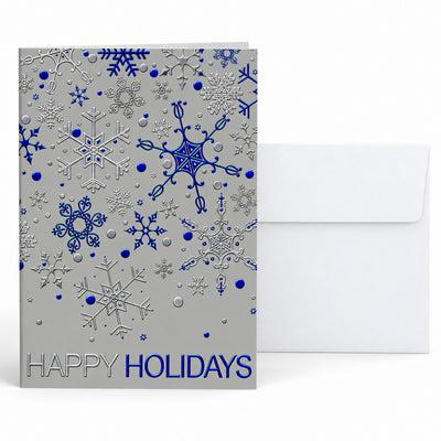 5 x 7 Foldover Card Set 80lb - Festive Holiay Wishes