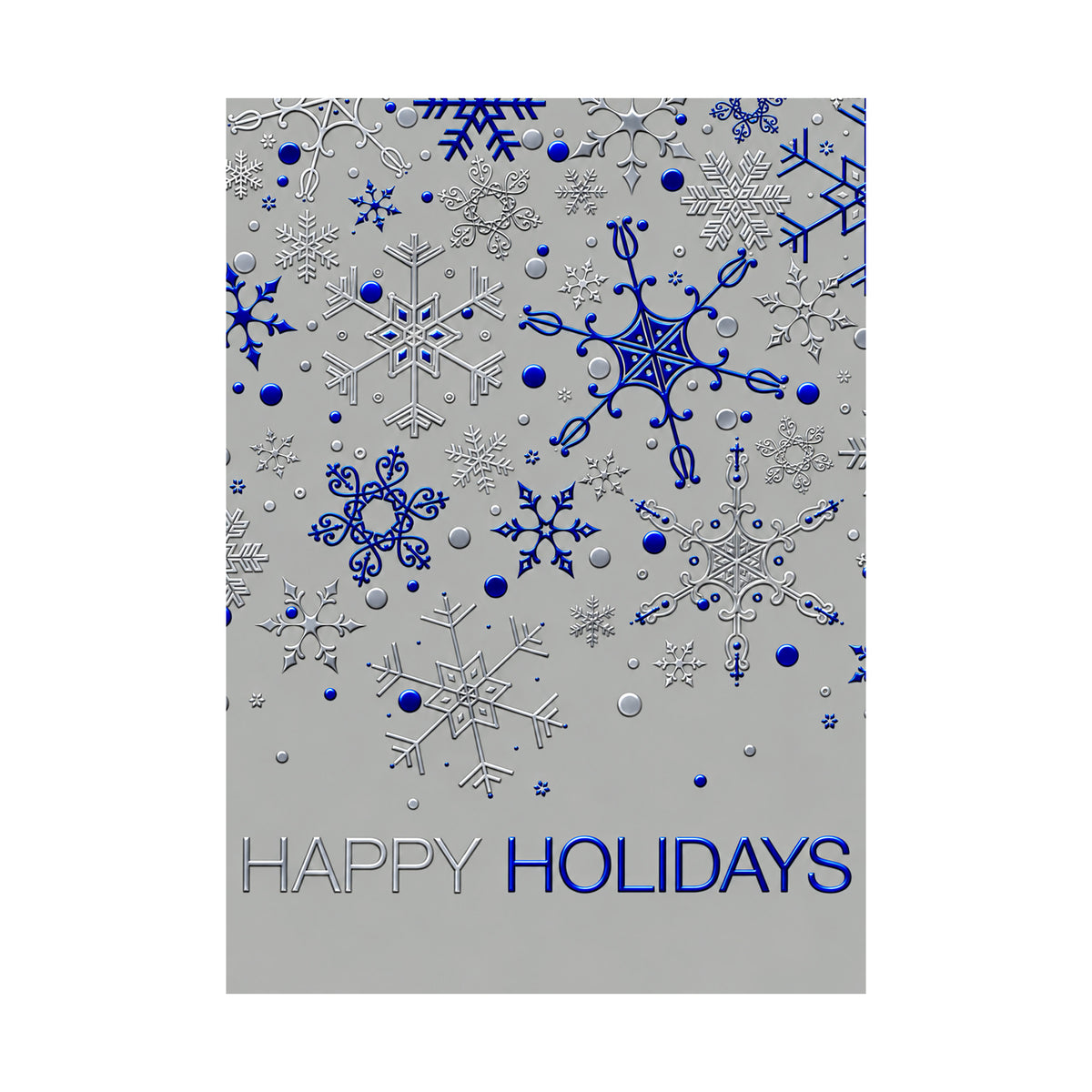 5 x 7 Foldover Card Set 80lb - Festive Holiay Wishes