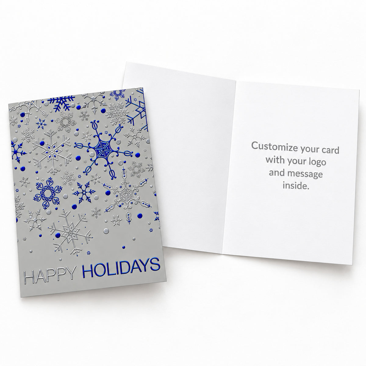 5 x 7 Foldover Card Set 80lb - Festive Holiay Wishes