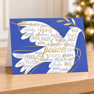 7 x 5 Foldover Card Set 80lb - Languages of Peace