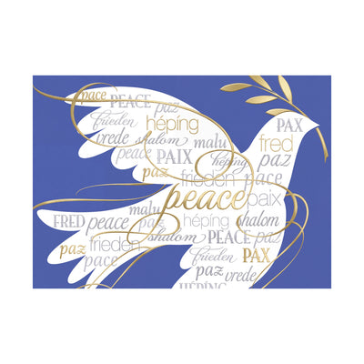 7 x 5 Foldover Card Set 80lb - Languages of Peace