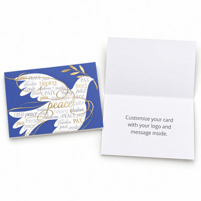 7 x 5 Foldover Card Set 80lb - Languages of Peace