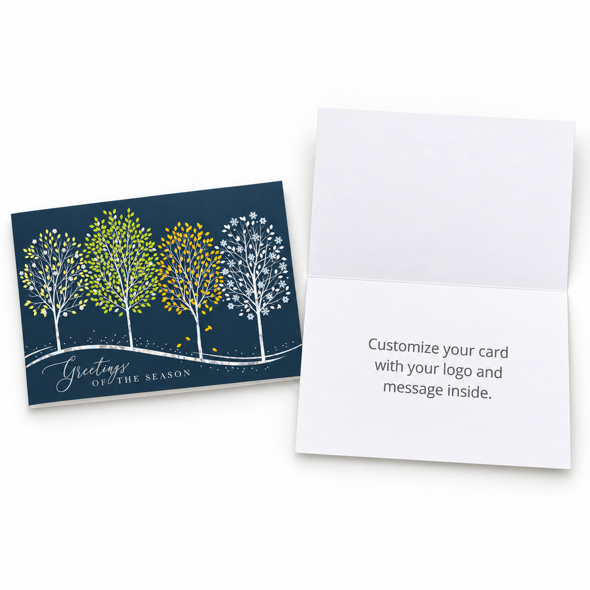 7 x 5 Foldover Card Set 80lb - Midnight Seasons