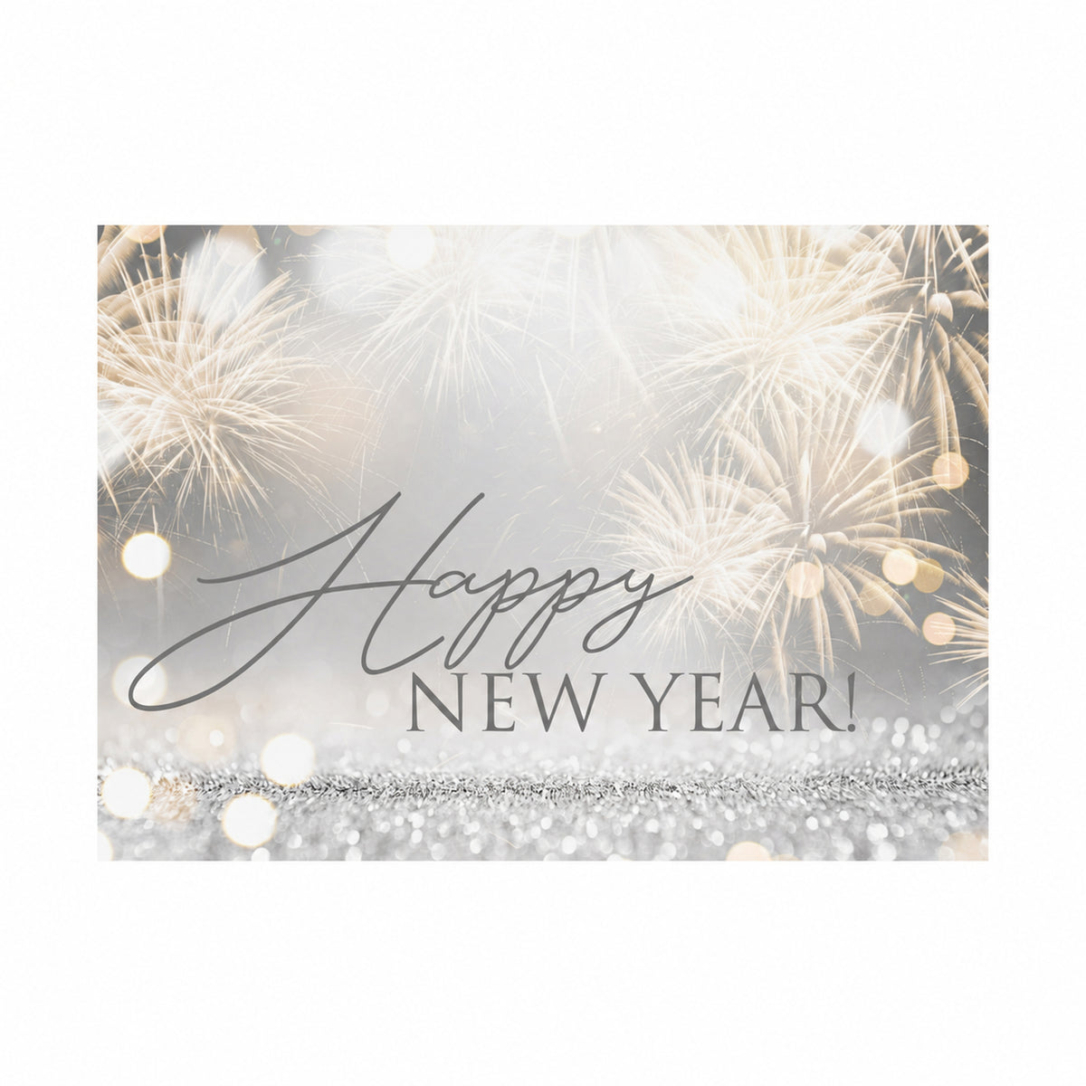7 x 5 Foldover Card Set 80lb - New Year Sparkle