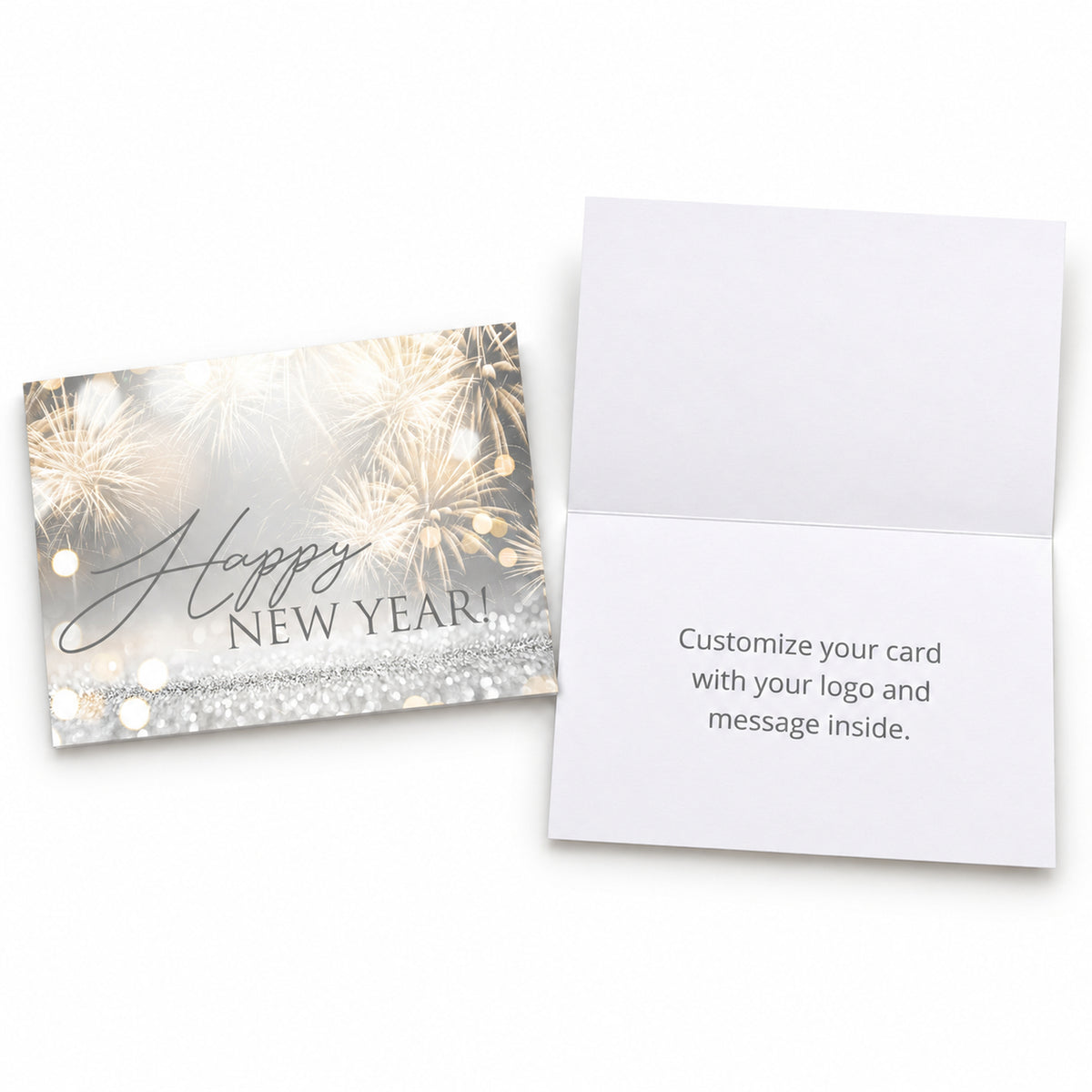 7 x 5 Foldover Card Set 80lb - New Year Sparkle