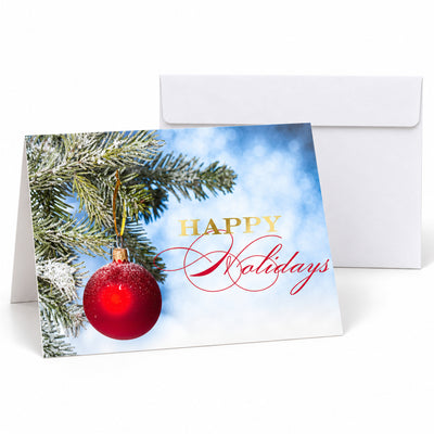 7 x 5 Foldover Card Set 80lb - Scarlet Standout