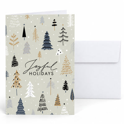 5 x 7 Foldover Card Set 80lb - Whimsical Forest