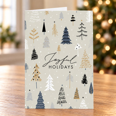 5 x 7 Foldover Card Set 80lb - Whimsical Forest