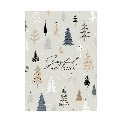 5 x 7 Foldover Card Set 80lb - Whimsical Forest