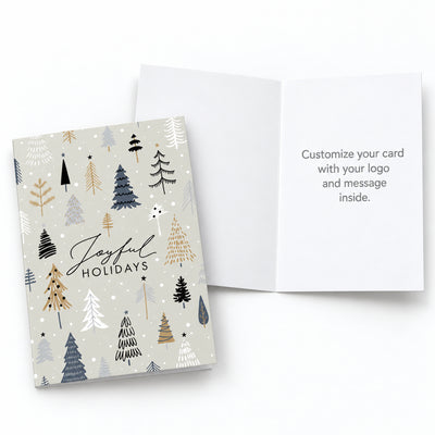 5 x 7 Foldover Card Set 80lb - Whimsical Forest