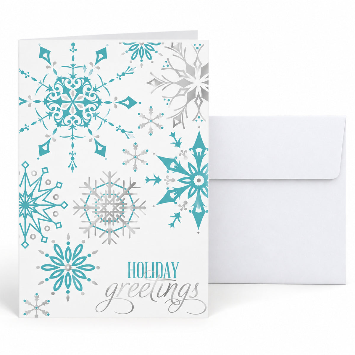 5 x 7 Foldover Card Set 80lb - Soft Snowfall