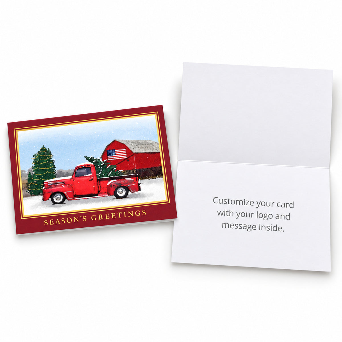 7 x 5 Foldover Card Set 80lb - National Pride