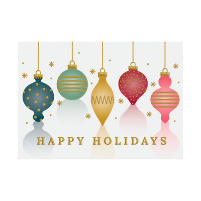 7 x 5 Foldover Card Set 80lb - Ornamental Holidays