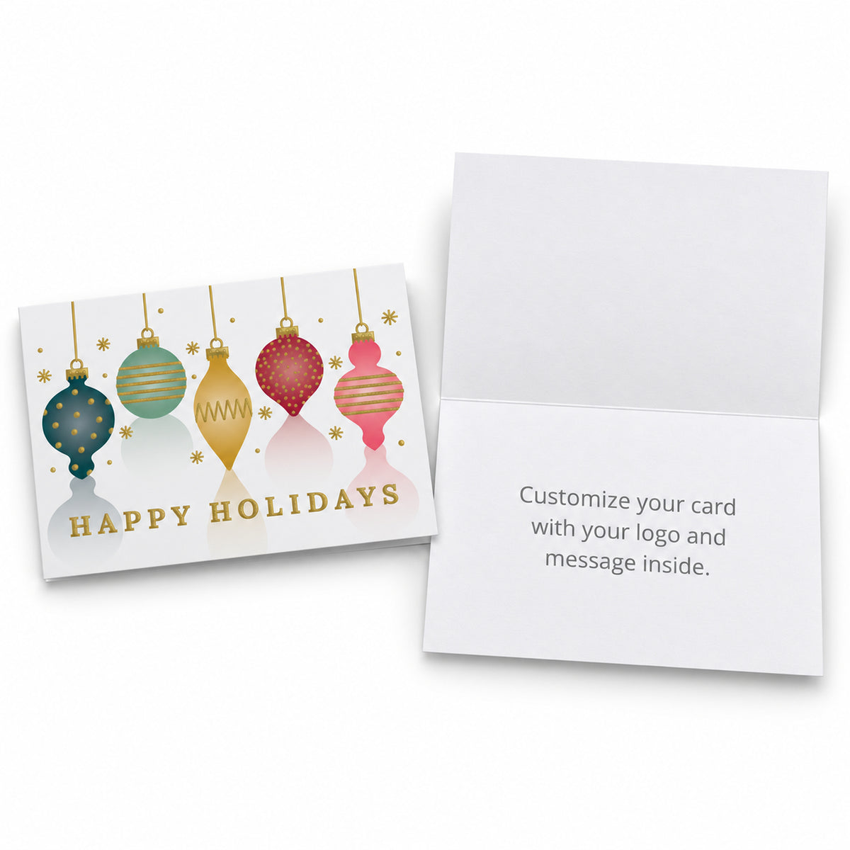 7 x 5 Foldover Card Set 80lb - Ornamental Holidays