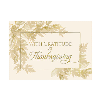 7 x 5 Foldover Card Set 80lb - Autumn Gratitude
