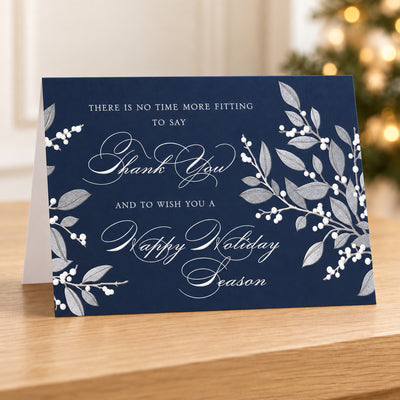 7 x 5 Foldover Card Set 80lb - Sterling Appreciation