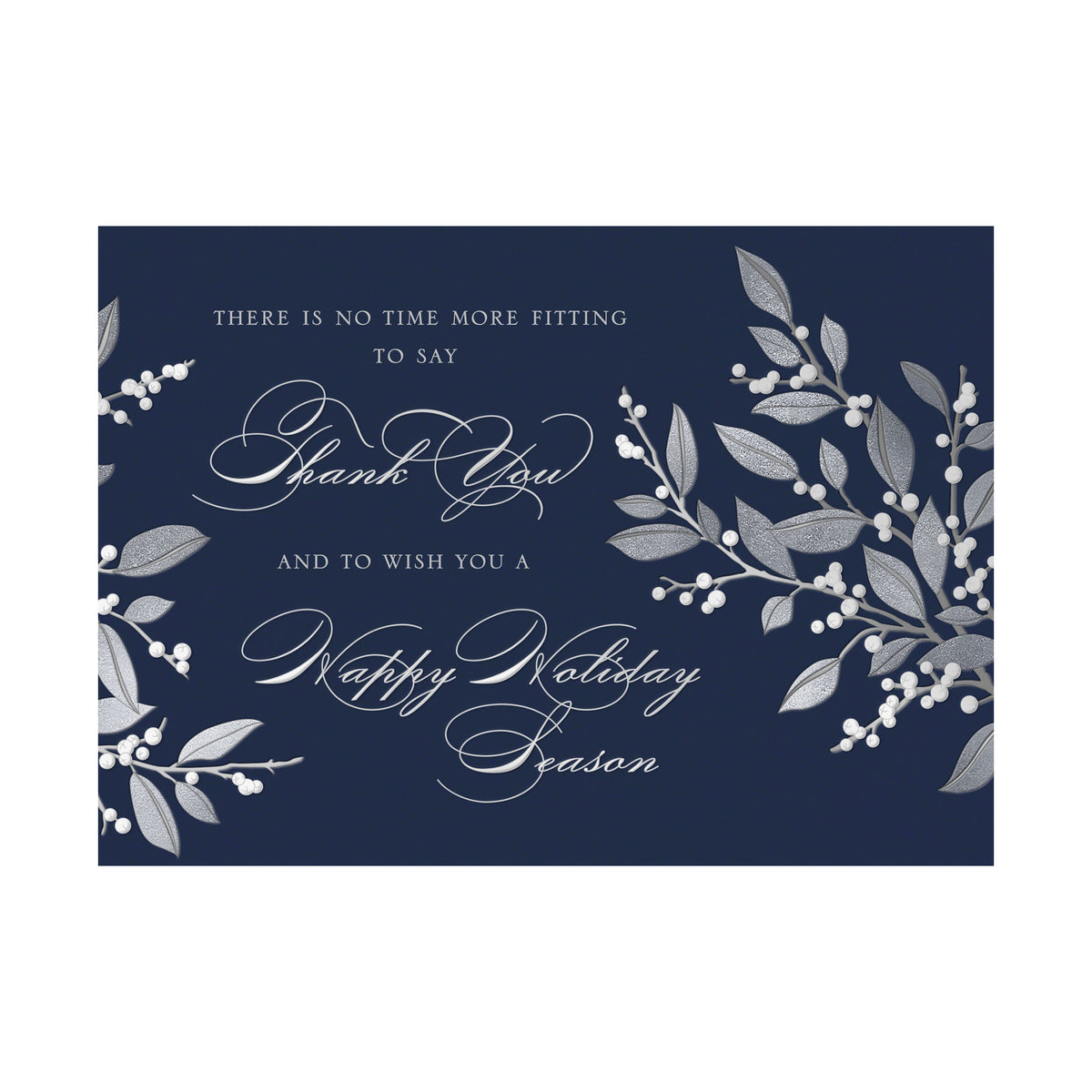 7 x 5 Foldover Card Set 80lb - Sterling Appreciation