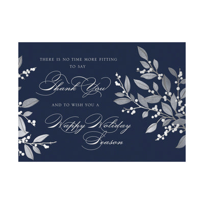 7 x 5 Foldover Card Set 80lb - Sterling Appreciation