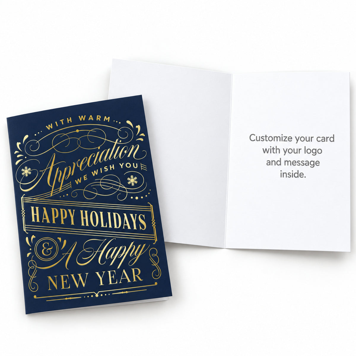 5 x 7 Foldover Card Set 80lb - Warm Gratitude