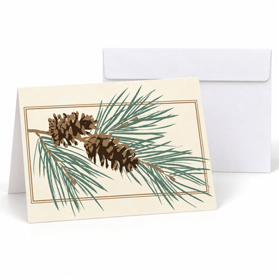 7 x 5 Foldover Card Set 80lb - Pine Simplicity