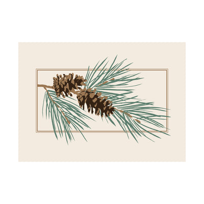 7 x 5 Foldover Card Set 80lb - Pine Simplicity