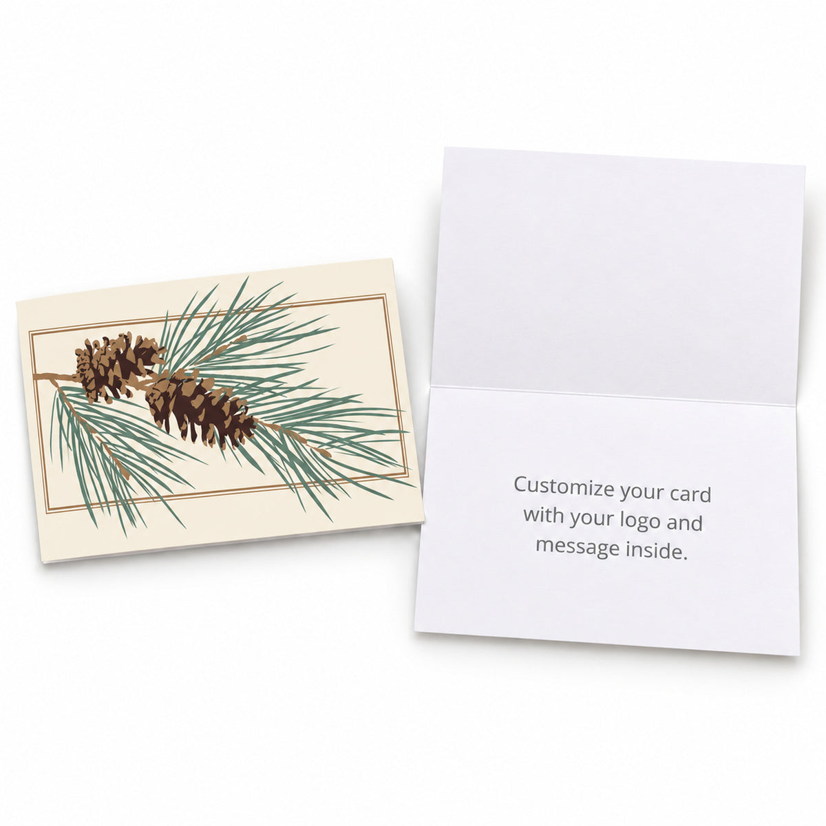 7 x 5 Foldover Card Set 80lb - Pine Simplicity