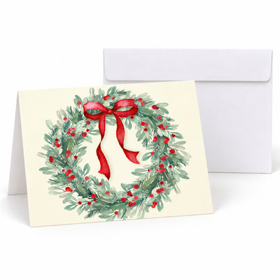 7 x 5 Foldover Card Set 80lb - Holiday Simplicity