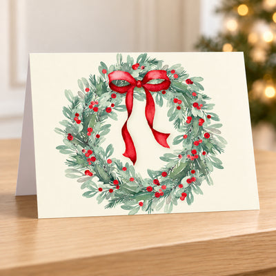 7 x 5 Foldover Card Set 80lb - Holiday Simplicity